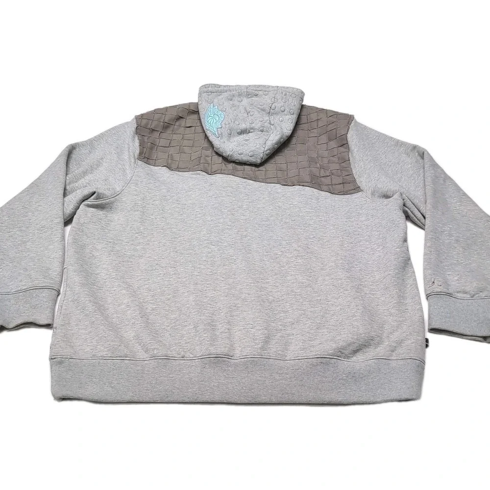 2008‎ Nike Air Jordan Full Zip Hoodie Mens XXL Gray Elephant Print Multi Pattern